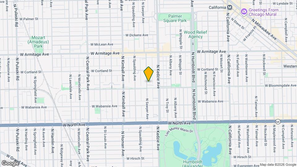 1813 N Sawyer Ave, Unit J06P Map and Location Details