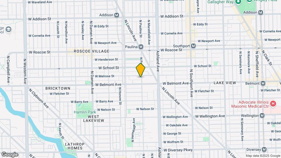 3214 N Paulina St Mapa y Detalles de la Ubicación