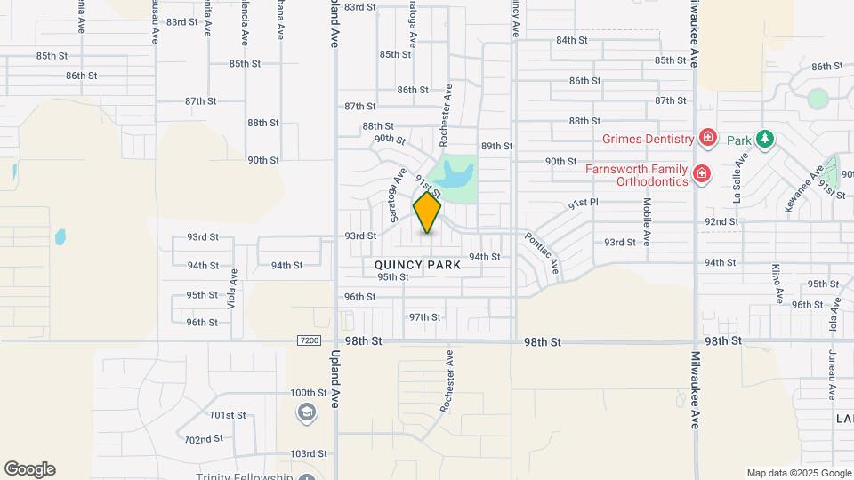 9316 Rochester Ave Map and Location Details