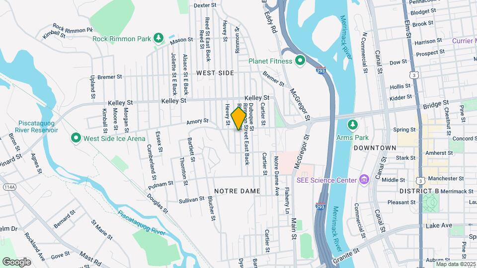 416 Rimmon St Map and Location Details