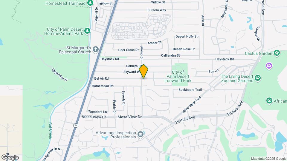 73021 Bel Air Rd Map and Location Details