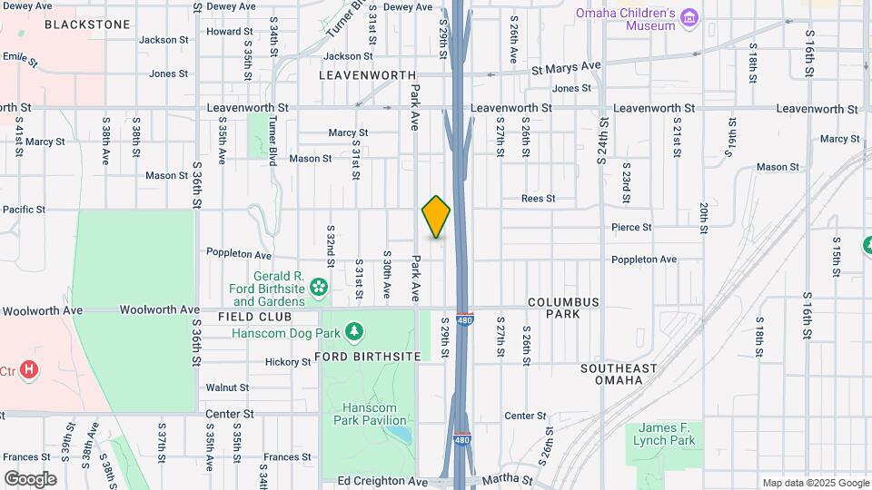 1136 S 29th St Map and Location Details