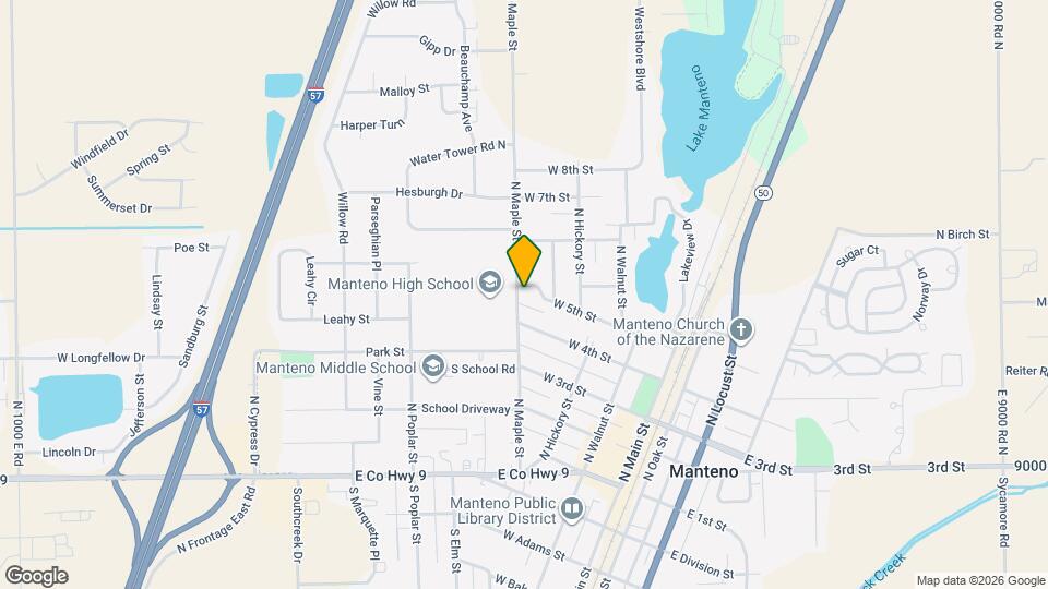 464 N Maple St Map and Location Details