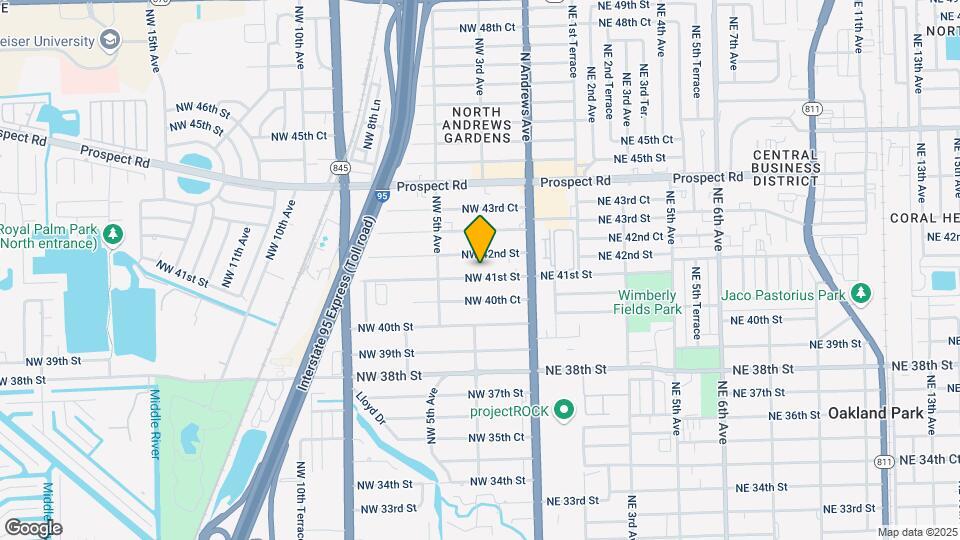 333 NW 41st St Mapa y Detalles de la Ubicación