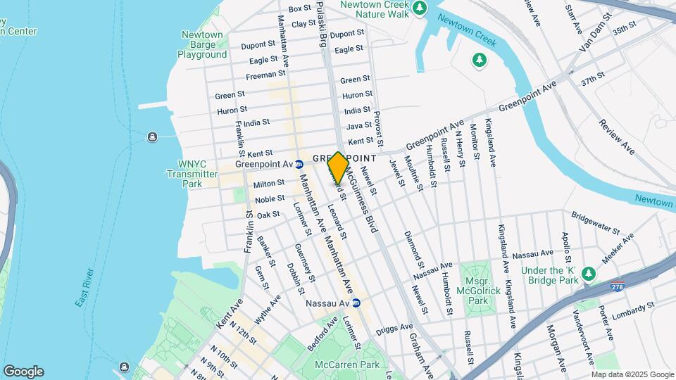 289 Eckford St Map and Location Details