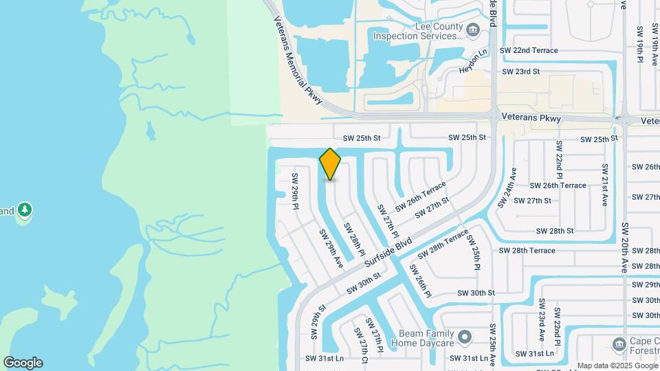 2544 SW 28th Pl Map and Location Details