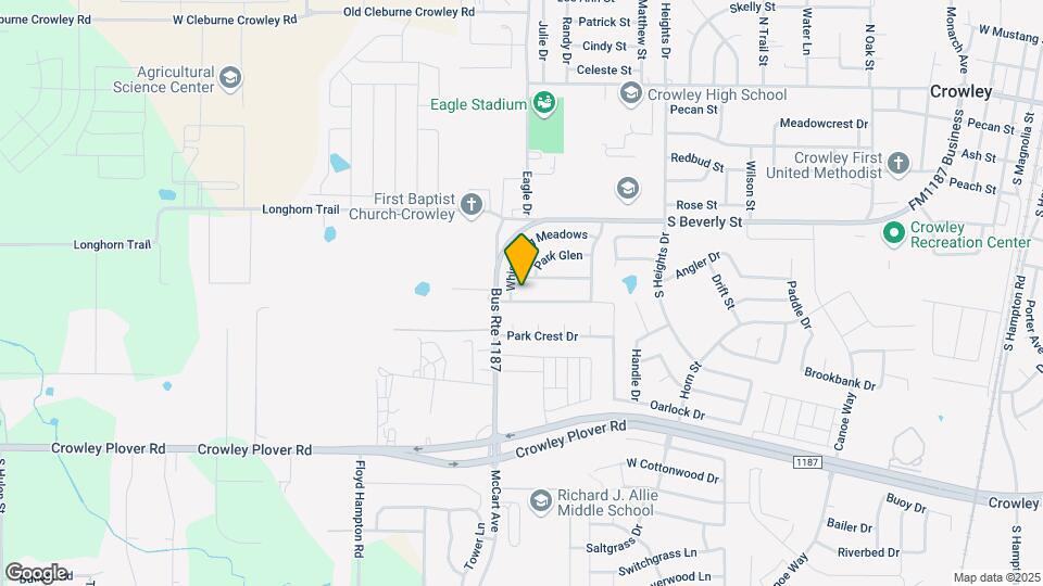 1352 Meadowbrook Ln Map and Location Details