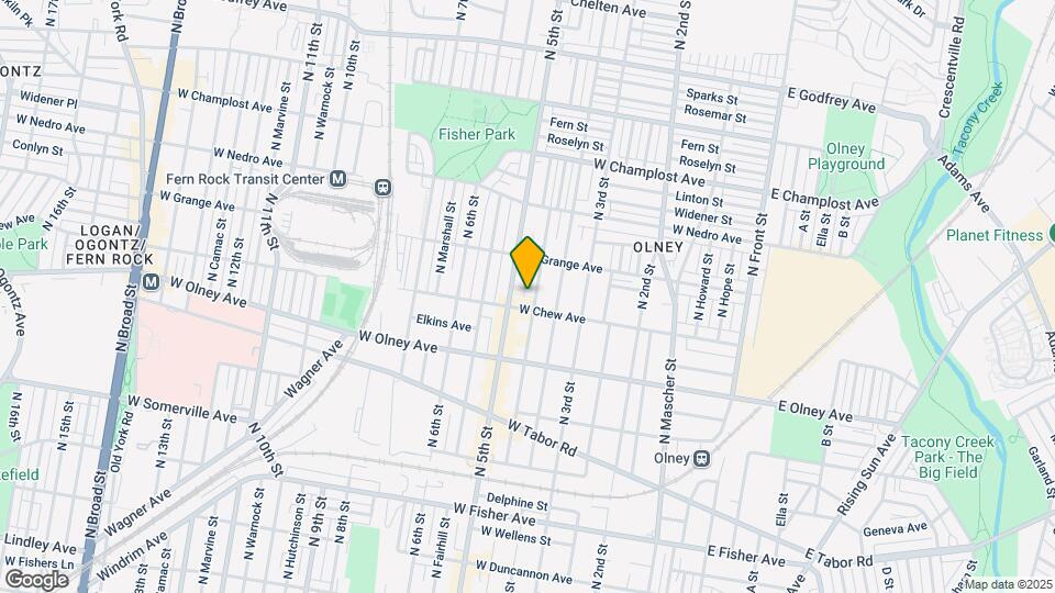5714 N Lawrence St Mapa y Detalles de la Ubicación