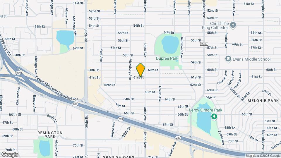 4805 61st St Map and Location Details
