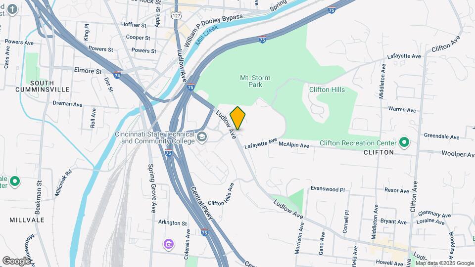 930 Ludlow Ave Map and Location Details