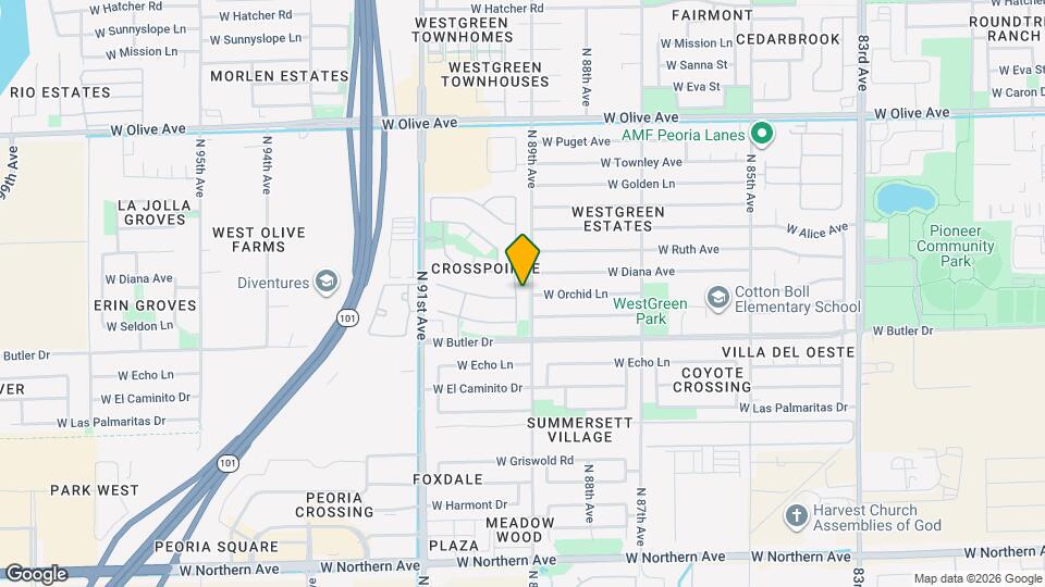 8609 N 89th Dr Map and Location Details