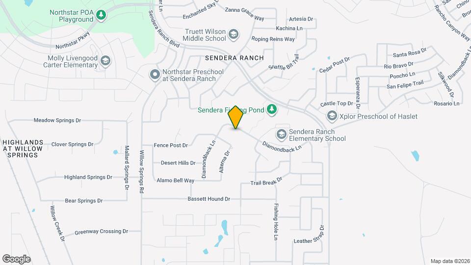 1341 Diamondback Ln Map and Location Details