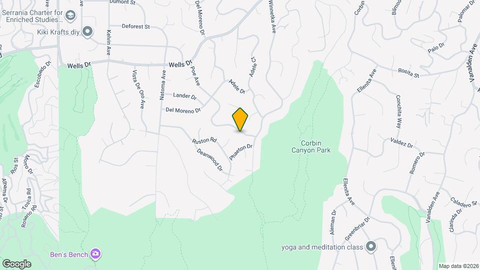 4515 Poe Ave Map and Location Details