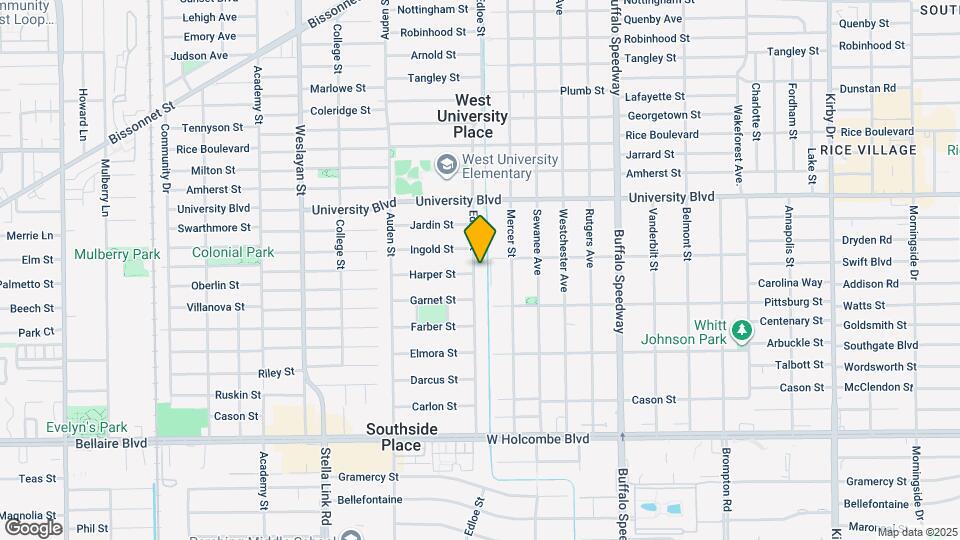 6409 Edloe St Map and Location Details