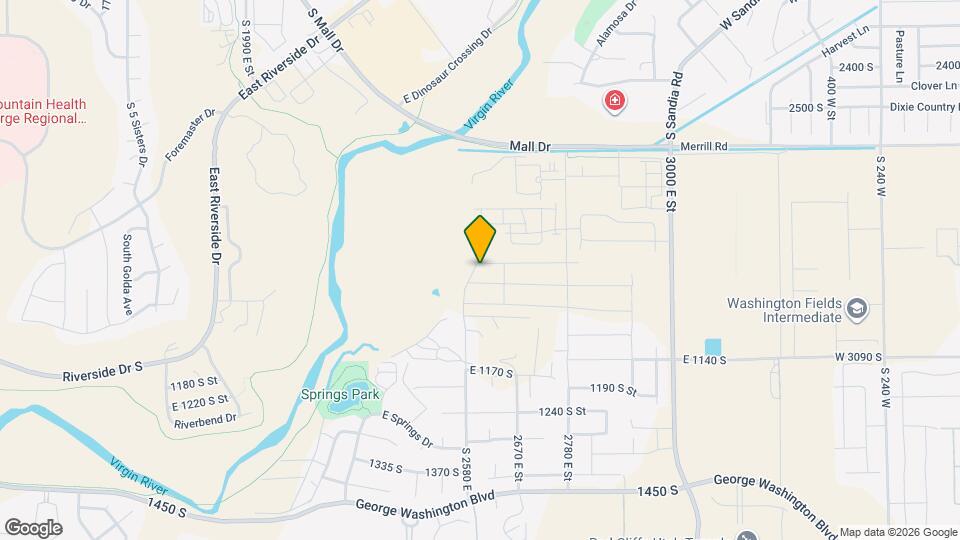 2600 E Rosedale Dr Map and Location Details