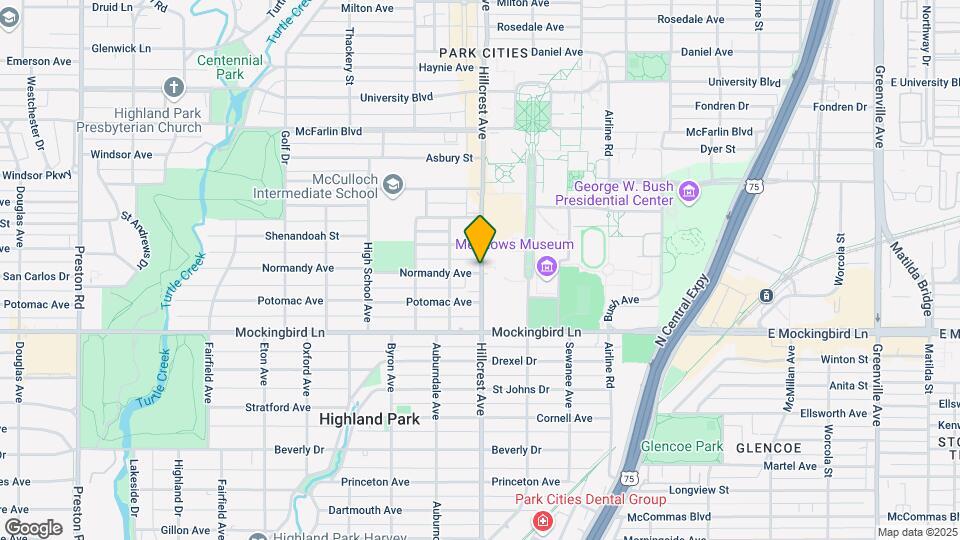 5907 Hillcrest Ave Map and Location Details