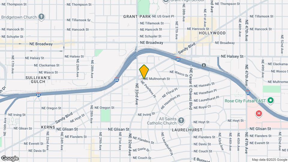 3321 NE Peerless Pl Map and Location Details