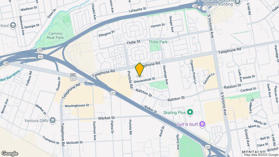 1246 Acadia Pl Map and Location Details