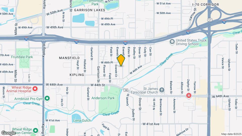4571 Everett St Mapa y Detalles de la Ubicación