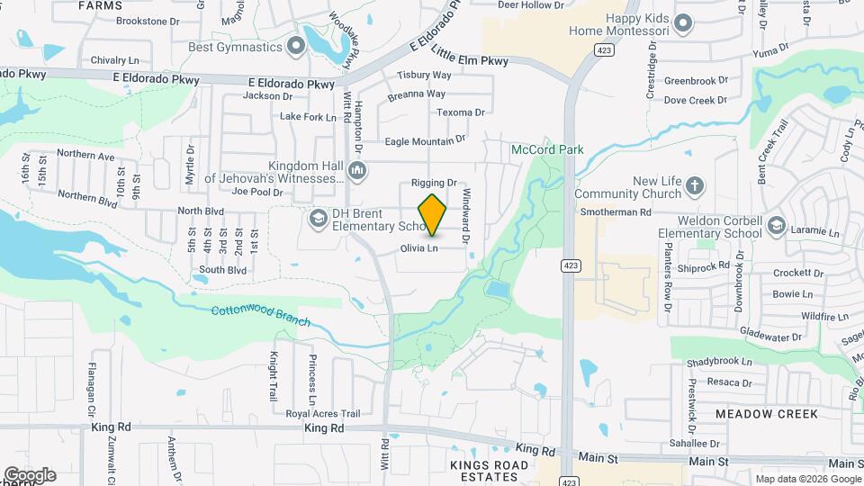 2333 Olivia Ln Map and Location Details