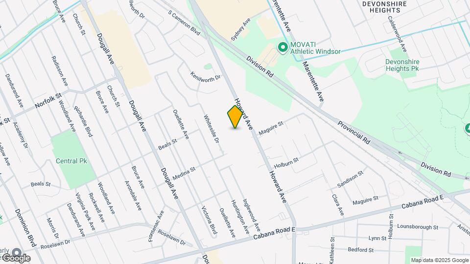 3555 Howard Ave Map and Location Details