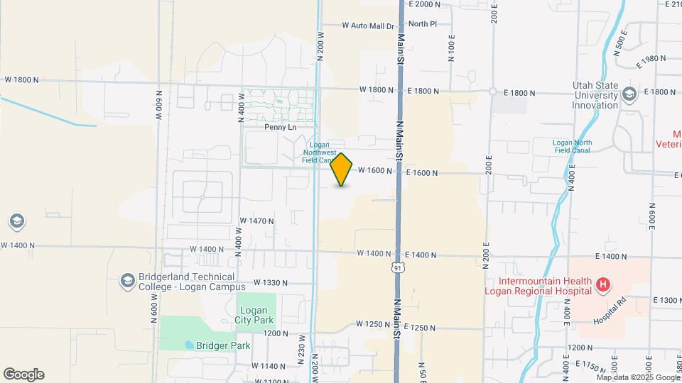 1558 N 160 W Mapa y Detalles de la Ubicación