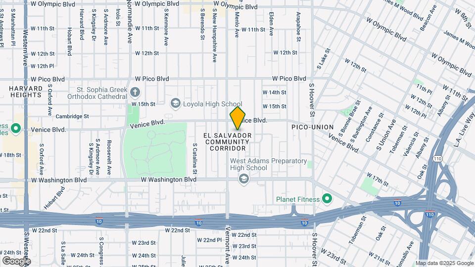 1633 Menlo Ave Map and Location Details