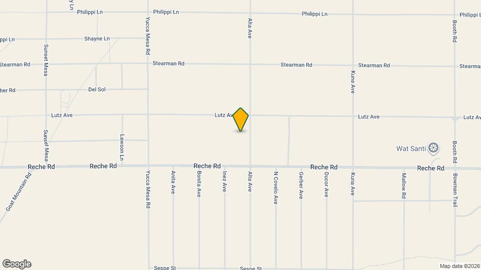 1038 Alta Ave Map and Location Details