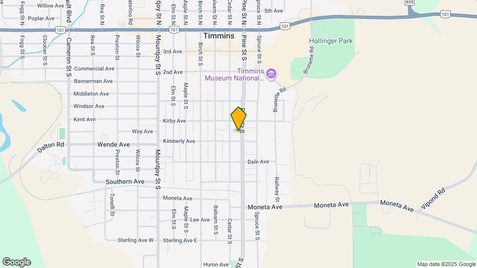 289 Pine St S Map and Location Details