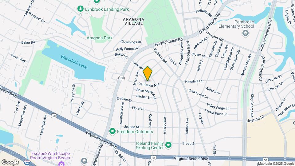4936 Carnation Ave Map and Location Details