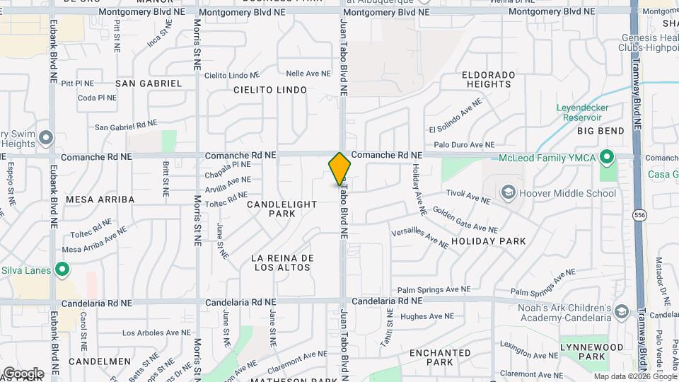 3501 Juan Tabo Blvd NE Map and Location Details