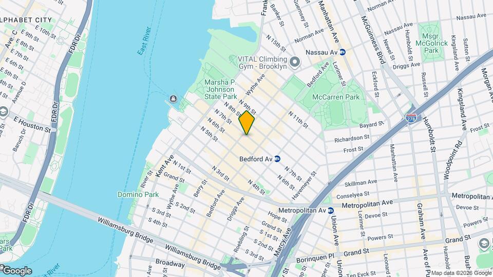 138 N 7th St Map and Location Details