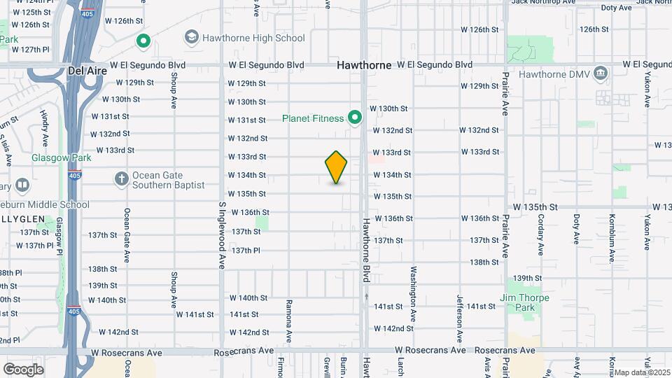 4461 W 135th St Map and Location Details