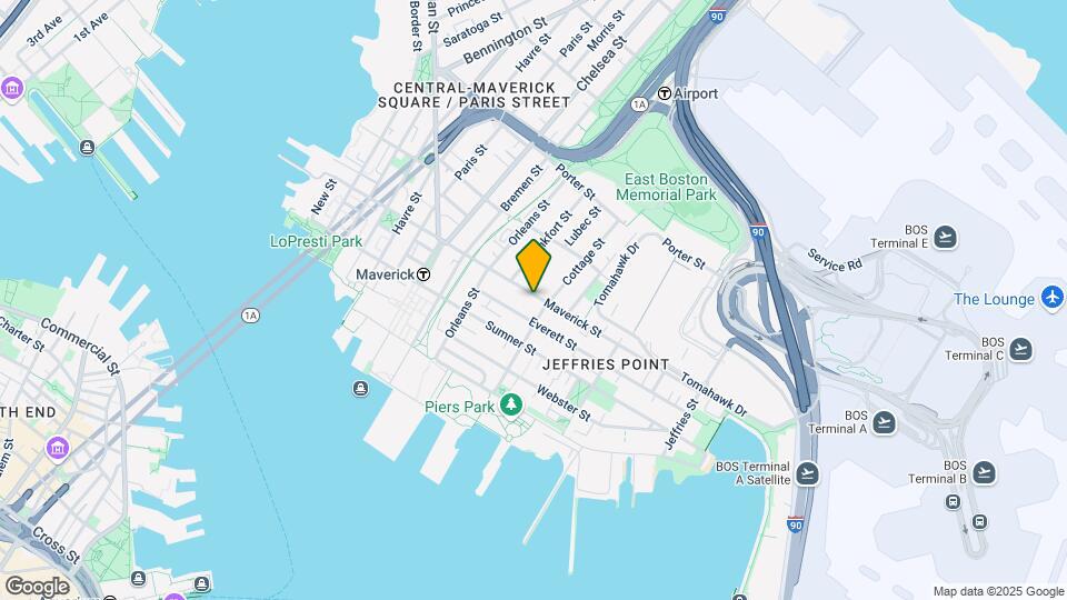 227 Maverick St, Unit 2 Map and Location Details