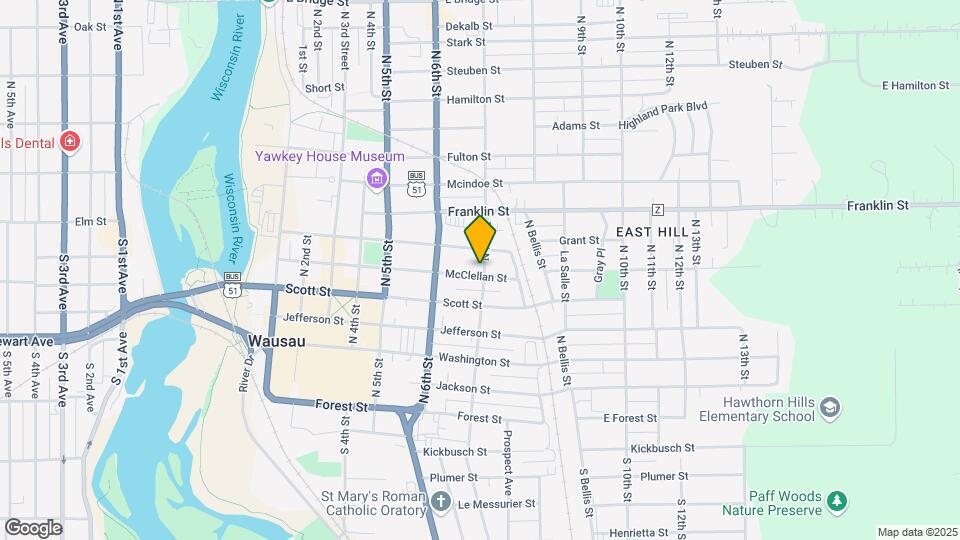 630 McClellan St Map and Location Details