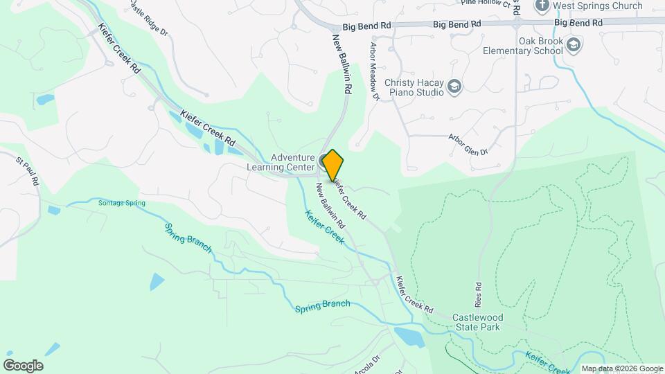 1213 Kiefer Creek Rd Map and Location Details