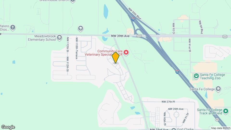 10344 NW 33rd Pl Map and Location Details