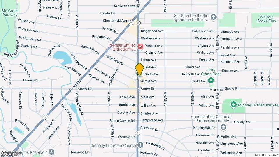 5753 Ridge Rd Map and Location Details