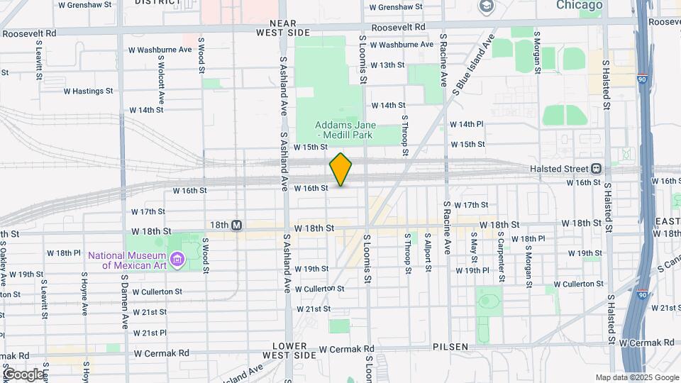 1439 W 16th St Map and Location Details