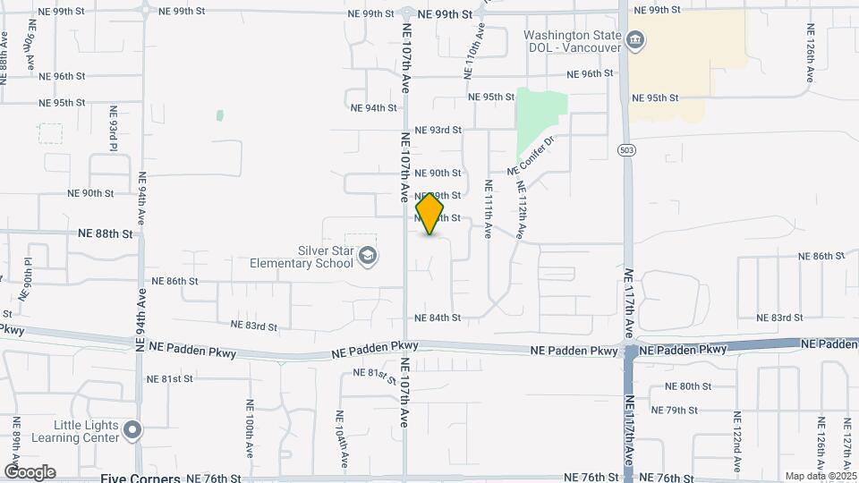 8715 NE 109th Ct Map and Location Details