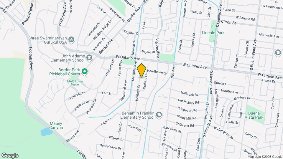 2345 Heritage Dr Mapa y Detalles de la Ubicación