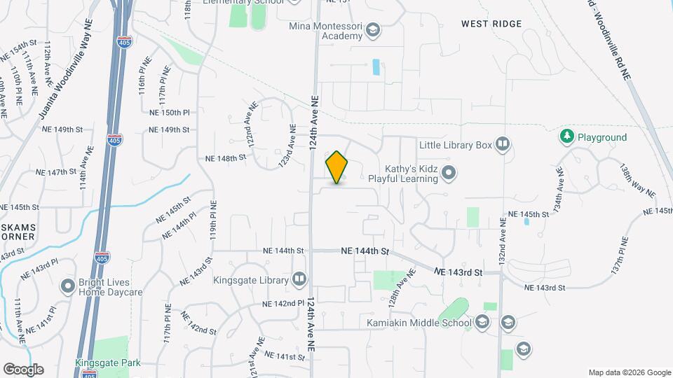 12515 NE 145th Pl Map and Location Details