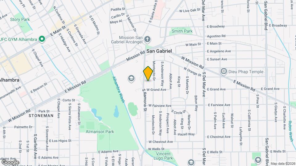 818 S Ramona St Map and Location Details