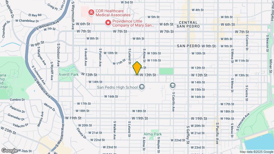 1049 W 13th St Mapa y Detalles de la Ubicación
