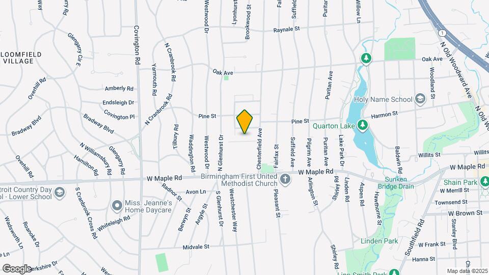 1834 Fairview St Map and Location Details