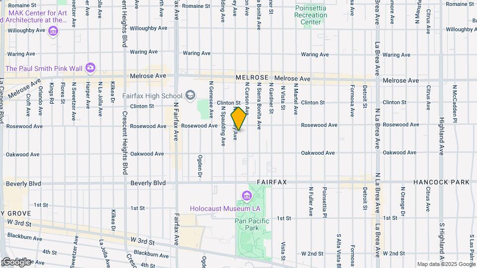 448 N Stanley Ave Mapa y Detalles de la Ubicación