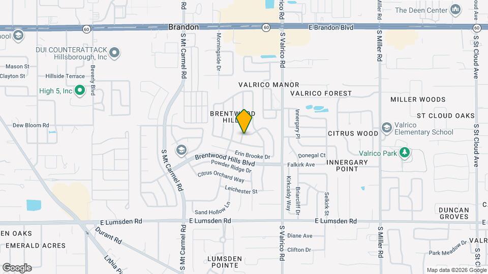 1970 Erin Brooke Dr Mapa y Detalles de la Ubicación