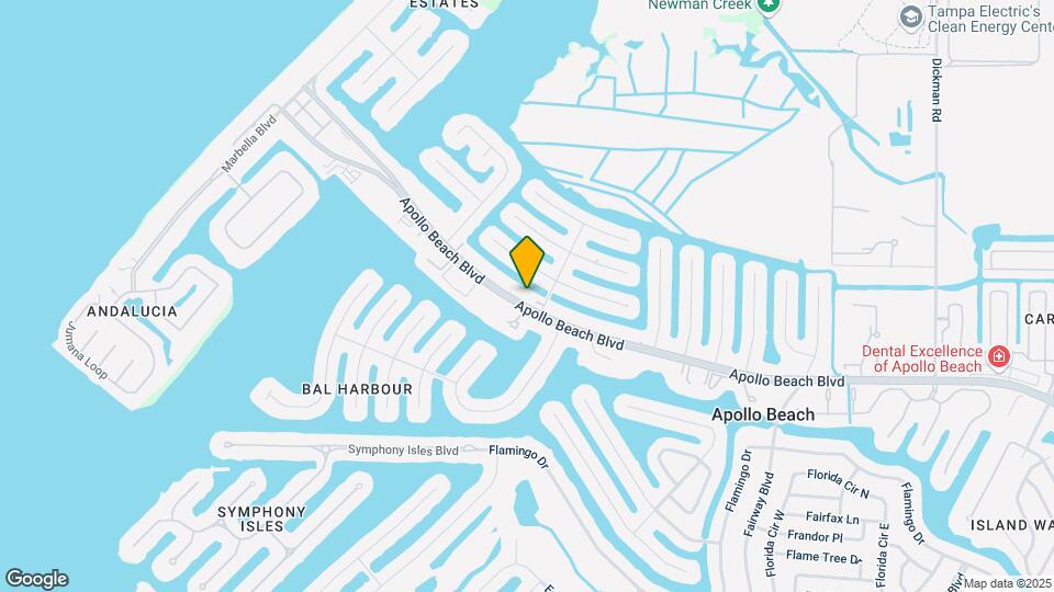 1007 Apollo Beach Blvd Mapa y Detalles de la Ubicación