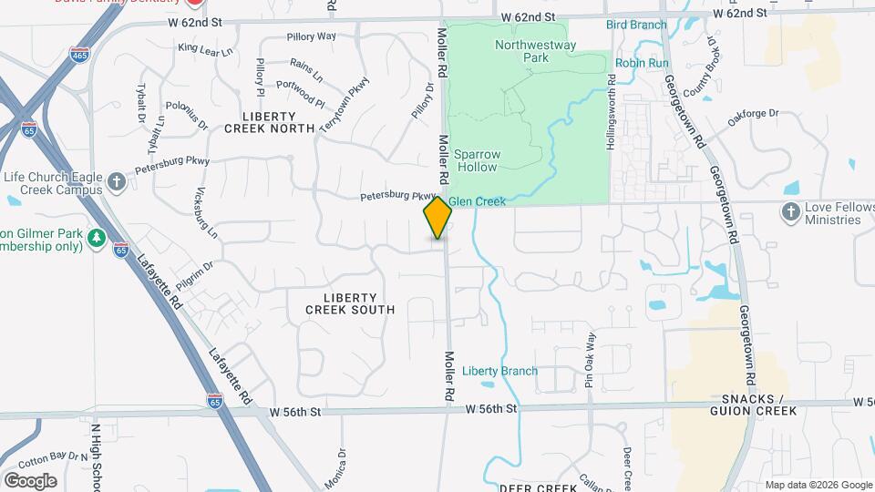 5829 Democracy Dr Map and Location Details