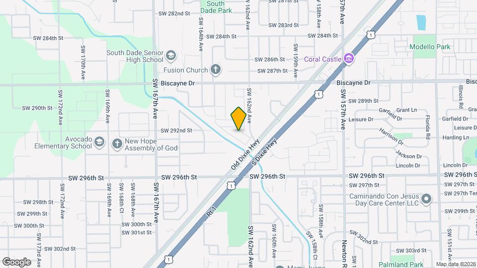 29224 SW 162nd Ct Map and Location Details